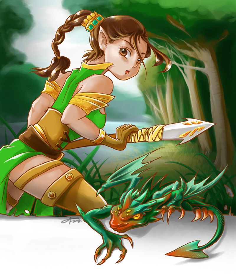 dragon-hunting-illustration-fei